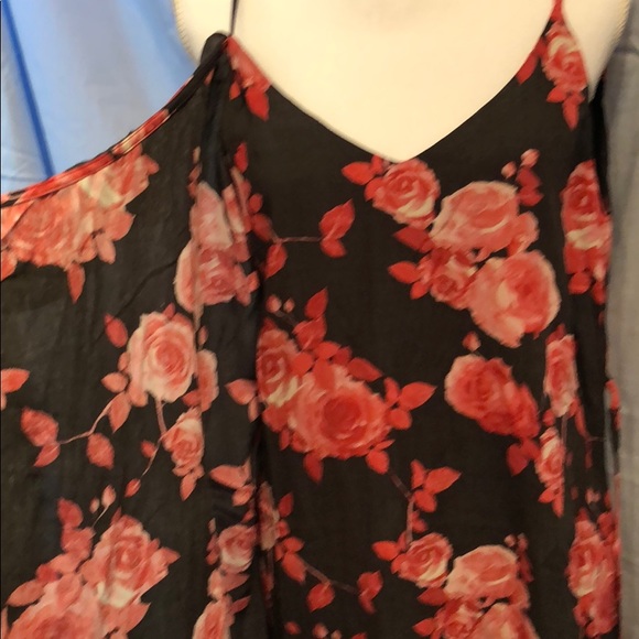 ❤️ Rose Low Back Floral printed dress - Picture 4 of 4